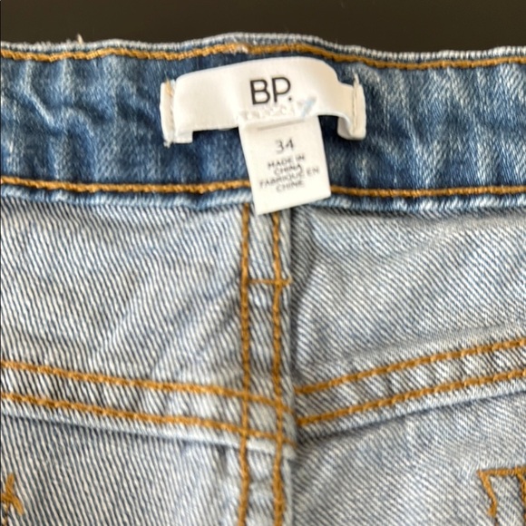 BP by Nordstrom High Waist Cutoff Jean Shorts w/ button fly. Sz 34 (14-16) - Picture 2 of 7